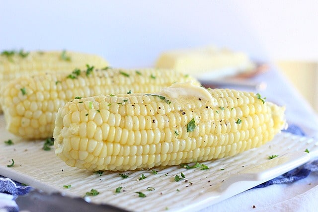 Corn on the cob recipe