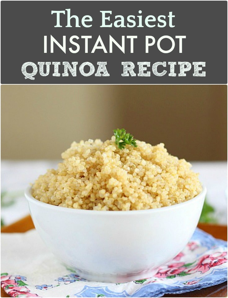 Instant Pot Quinoa (And Five Ways To Enjoy It!) - Oatmeal with a Fork