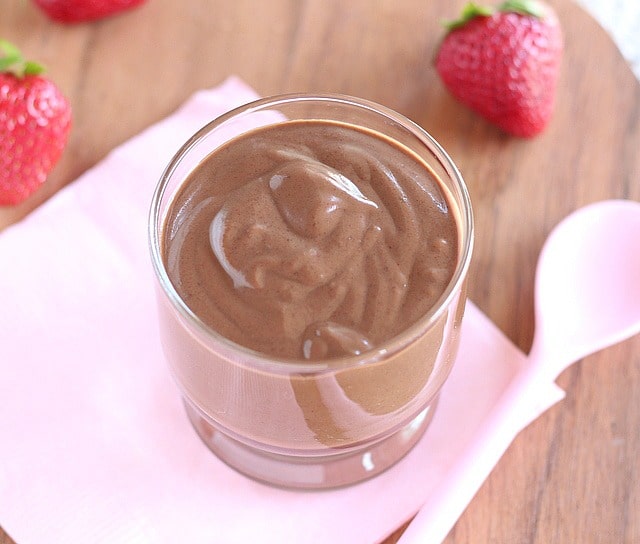 Healthy chocolate topping