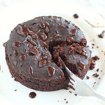Buckwheat flour chocolate cake