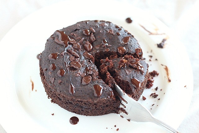 Buckwheat flour chocolate cake