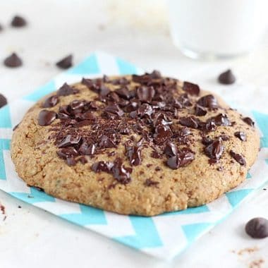 Single serve gluten-free cookie with buckwheat flour