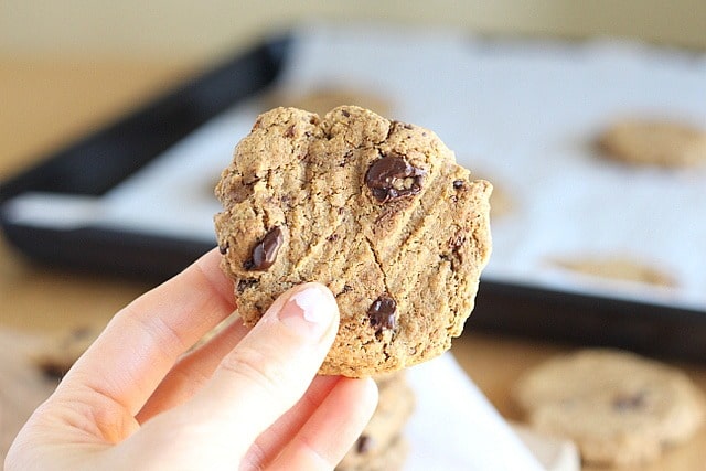 Millet, spelt, kamut flour chocolate chip cookies