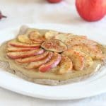 Buckwheat flour flatbread with Sunbutter