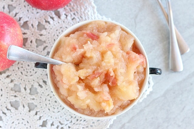 Instant Pot applesauce with just apples and water