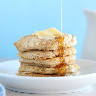 Whole grain pancake recipe without eggs or buttermilk