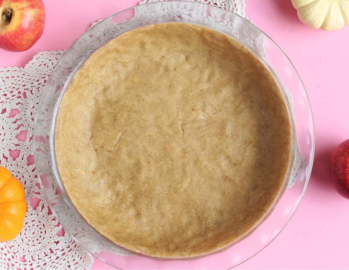NoRoll Oat Flour Pie Crust Oatmeal with a Fork