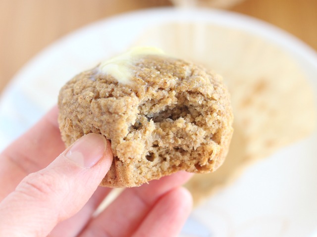 Healthy, low sugar blender muffin recipe