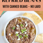 Refried beans pin image