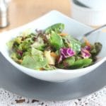 Homemade salad dressing made in one bowl