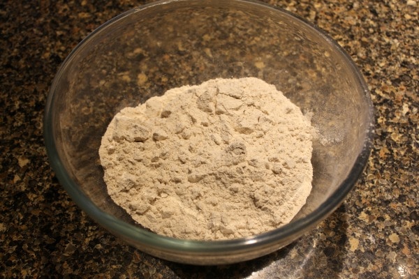 Soaked pizza crust flour