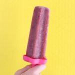 Grape popsicles made without sugar