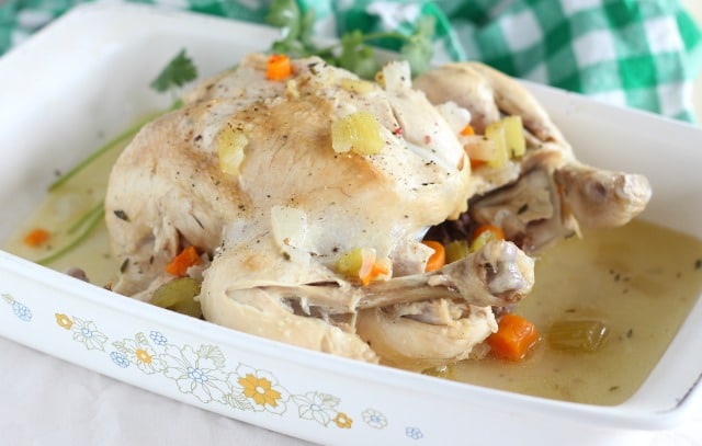 Healthy whole chicken recipe made in Instant Pot