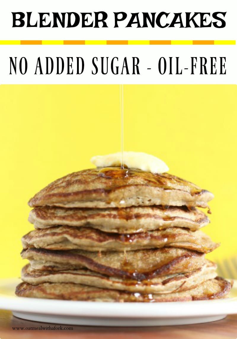Blender Banana Pancakes (No Flour, No Milk) Oatmeal with a Fork