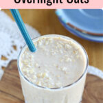 Cookie dough overnight oats image pin
