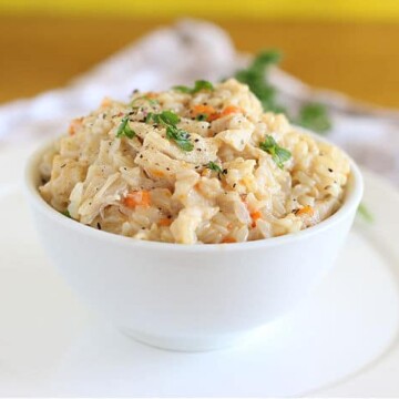 Instant Pot chicken and brown rice recipe