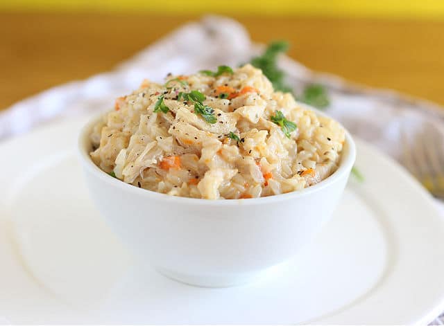 Instant Pot chicken and brown rice recipe