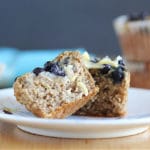 Date-Sweetened Blueberry Oat Muffins