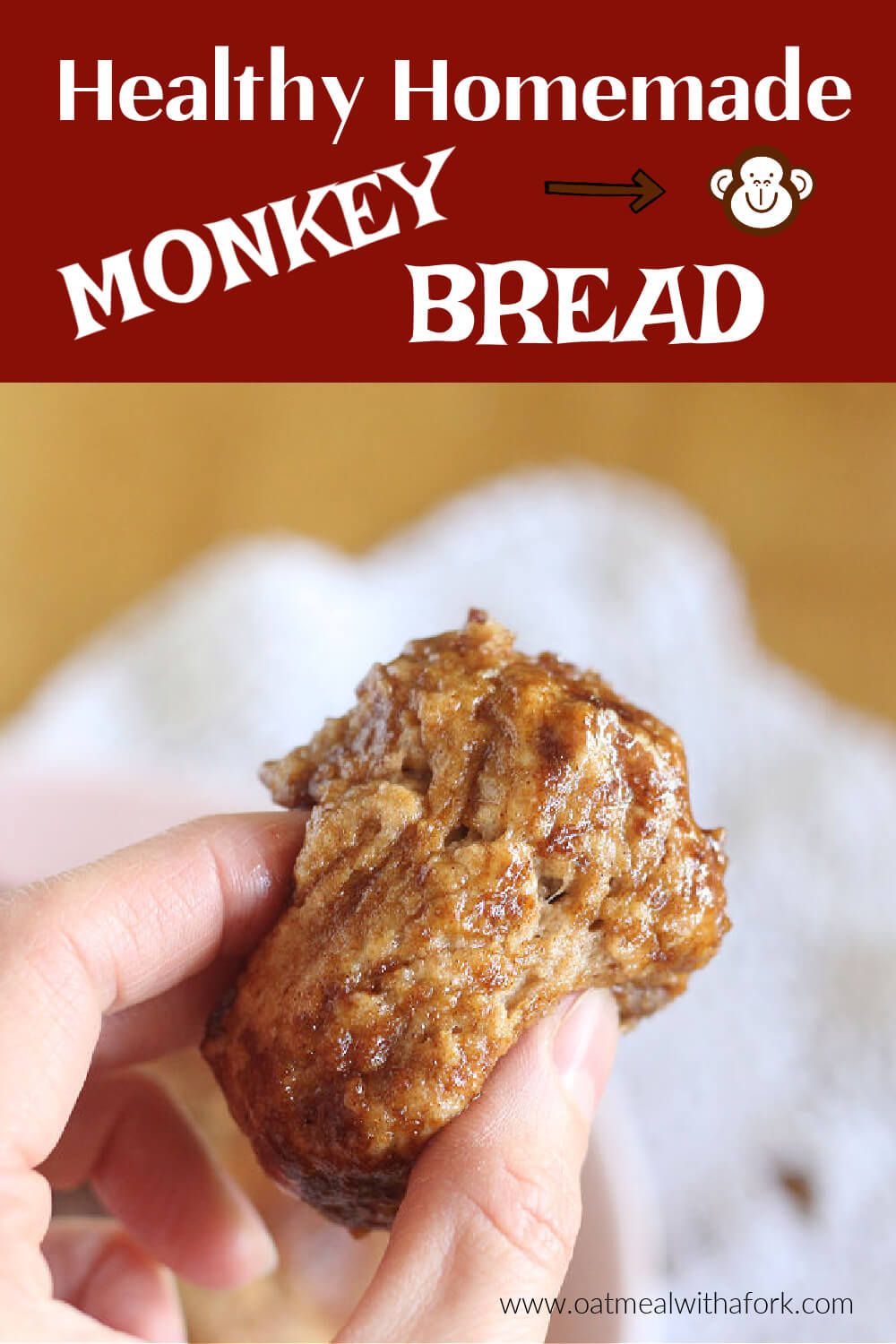 Homemade Healthy Monkey Bread (NO Bundt Pan!) Oatmeal with a Fork