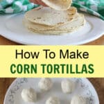 Corn tortilla pin image